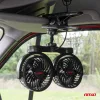 AMiO csíptethető autós ventilátor 2x4" 12V (03012)