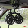 AMiO csíptethető autós ventilátor 2x4" 24V (03013)