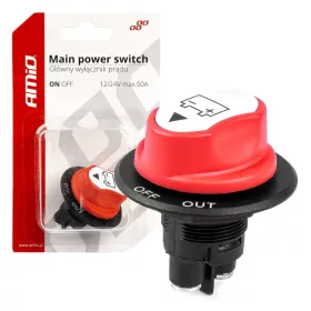   AMiO akkumulátor-főkapcsoló 12/32V max. 50A csúcsáram 300A (03025)