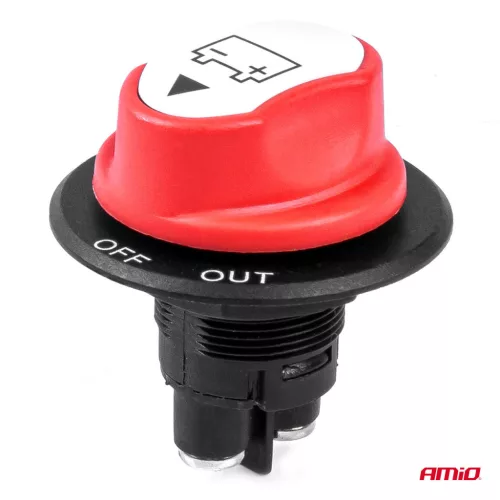 AMiO akkumulátor-főkapcsoló 12/32V max. 50A csúcsáram 300A (03025)