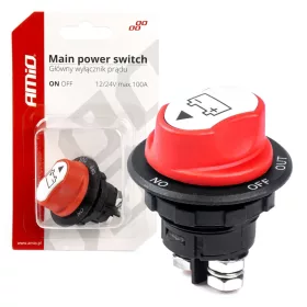  AMiO akkumulátor-főkapcsoló 12/32V max. 100A csúcsáram 500A (03026)