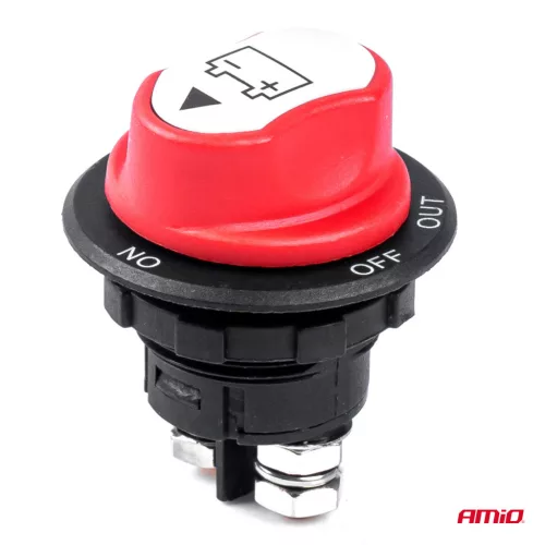 AMiO akkumulátor-főkapcsoló 12/32V max. 100A csúcsáram 500A (03026)
