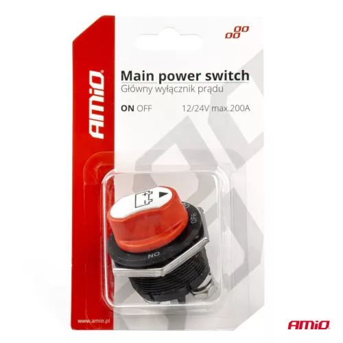 AMiO akkumulátor-főkapcsoló 12/32V max. 200A csúcsáram 1000A (03027)