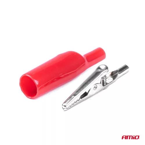 AMiO krokodilcsipeszes csipeszek 2 db 5A 50mm (03045)