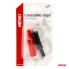AMiO krokodilcsipeszes csipeszek 2 db 5A 50mm (03045)