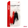 AMiO krokodilcsipeszes csipeszek 2 db 25A 75mm (03046)