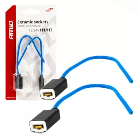 AMiO kerámia izzófoglalatok 2 db H1/H3 (03050)