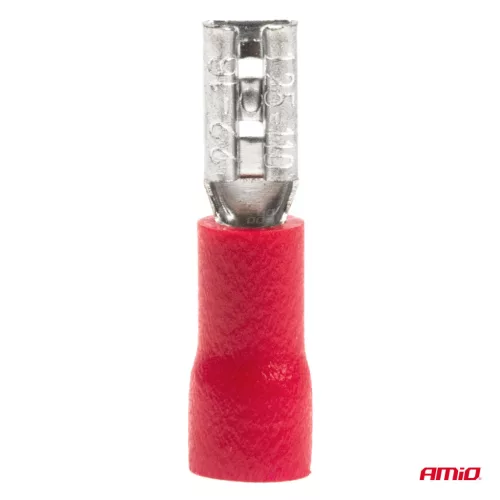 AMiO lapos kábelsaruk 3.8mm 0.5-1.5mm2 10A 10 db (03060)