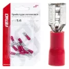 AMiO lapos kábelsaruk 5.6mm 0.5-1.5mm2 10A 10 db (03061)