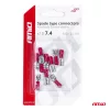 AMiO lapos kábelsaruk 7.4mm 0.5-1.5mm2 10A 10 db (03062)