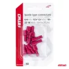 AMiO lapos kábelsaruk 6.6mm 0.5-1.5mm2 10A 10 db (03063)