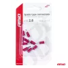 AMiO lapos kábelsaruk 2.8mm 0.5-1.5mm2 10A 10 db (03064)