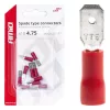 AMiO lapos kábelsaruk 4,75mm 0.5-1.5mm2 10A 10 db (03065)
