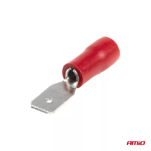 AMiO lapos kábelsaruk 4,75mm 0.5-1.5mm2 10A 10 db (03065)