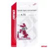 AMiO lapos kábelsaruk 4,75mm 0.5-1.5mm2 10A 10 db (03065)