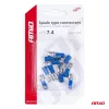 AMiO lapos kábelsaruk 7.4mm 1.5-2.5mm2 15A 10 db (03067)