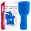 AMiO lapos kábelsaruk 6.6mm 0,75-2,5mm2 15A 10 db (03068)
