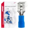 AMiO lapos kábelsaruk 7.4/6.3mm 1.5-2.5mm2 15A 10 db (03069)