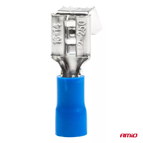 AMiO lapos kábelsaruk 7.4/6.3mm 1.5-2.5mm2 15A 10 db (03069)