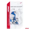 AMiO lapos kábelsaruk 7.4/6.3mm 1.5-2.5mm2 15A 10 db (03069)