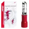 AMiO pattintós hengeres csatlakozók 4mm 0.5-1.5mm2 10A 10 db (03071)