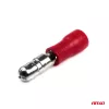 AMiO pattintós hengeres csatlakozók 4mm 0.5-1.5mm2 10A 10 db (03071)