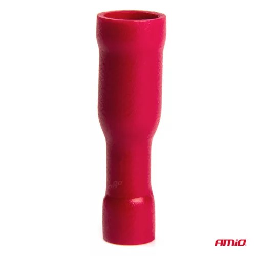 AMiO pattintós hengeres csatlakozók 4mm 0.5-1.5mm2 10A 10 db (03072)