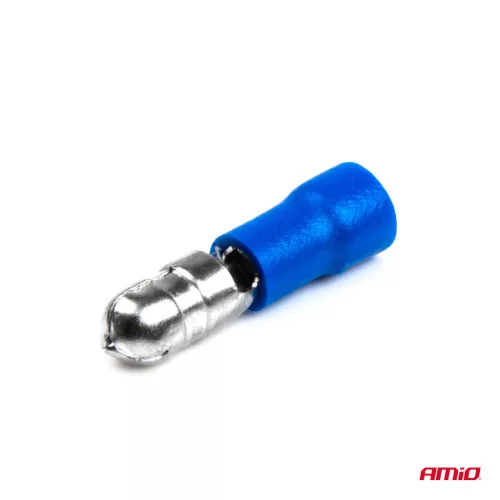 AMiO pattintós hengeres csatlakozók dugó 5mm 1.5-.25mm2 15A 10 db (03074)
