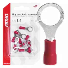 AMiO szemes kábelsaruk RV 1.25-8 10 db (03079)