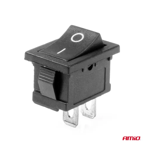 AMiO téglalap alakú kapcsoló 12V 20A ON/OFF (03082)