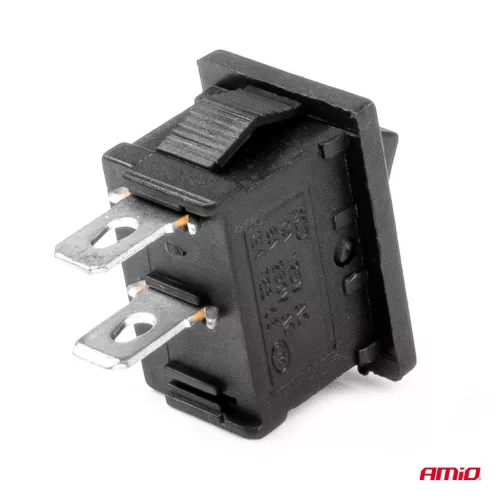 AMiO téglalap alakú kapcsoló 12V 20A ON/OFF (03082)