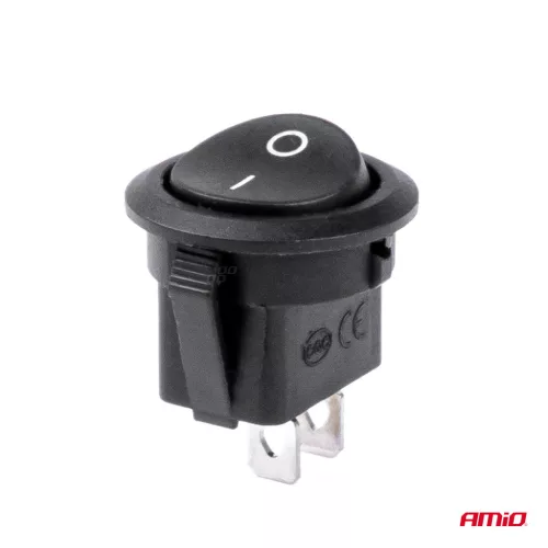 AMiO kerek kapcsoló 12V 20A ON/OFF (03083)