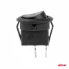 AMiO kerek kapcsoló 12V 20A ON/OFF (03083)
