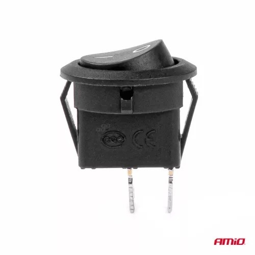 AMiO kerek kapcsoló 12V 20A ON/OFF (03083)