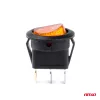 AMiO kerek kapcsoló – sárga fény 12/24V max. 20A ON/OFF (03085)