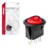 AMiO kerek kapcsoló – piros fény 12/24V max. 20A ON/OFF (03086)