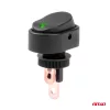 AMiO elliptikus kapcsoló – zöld fény 12/24V max. 30A ON/OFF (03087)