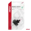 AMiO elliptikus kapcsoló – zöld fény 12/24V max. 30A ON/OFF (03087)