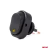 AMiO elliptikus kapcsoló – sárga fény 12/24V max. 30A ON/OFF (03088)