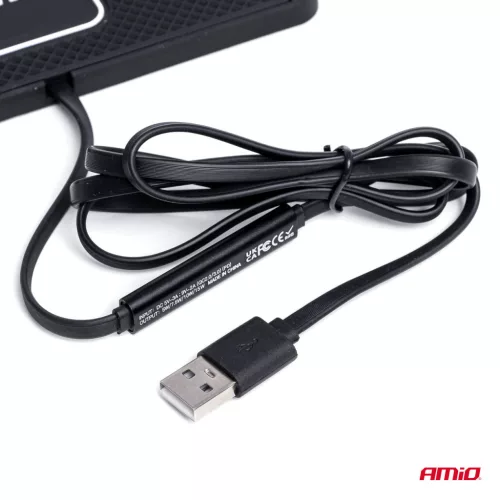 AMiO WCP-1 vezeték nélküli autós töltőpad, 15 W (03144)