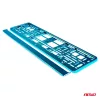 AMiO rendszámtáblakeret - Turquoise metál (03177)
