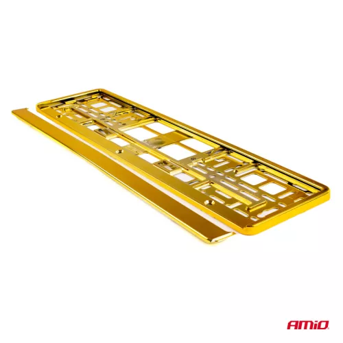 AMiO rendszámtáblakeret - GOLD metál (03179)