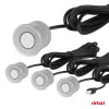 AMiO parkolást segítő rendszer LED-GRAF 3D 4 érzékelő ezüst (03187)