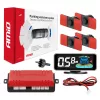 AMiO parkolást segítő rendszer LED-GRAF 3D 4 érzékelő fekete belső rögzítésű 16,5mm (03190)