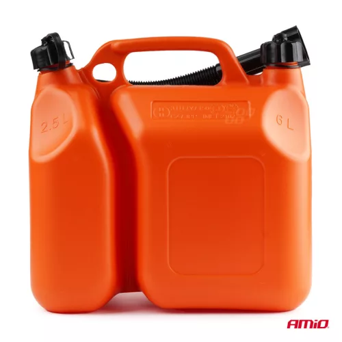 AMiO műanyag üzemanyagkanna két-chamber 6L + 2,5L (03208)