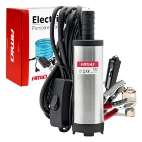  AMiO elektromos dízel pumpa 12V/230V merülő átmérő 38 mm készlet tömlővel (03243)