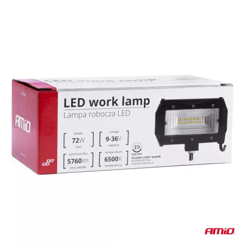 AMiO munkalámpa AWL35 24 LED szórt fényű 9-36V (03246)