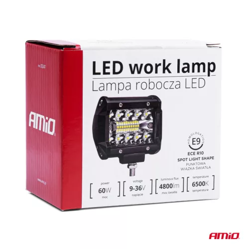 AMiO munkalámpa AWL36 20 LED pontfényű 9-36V (03247)