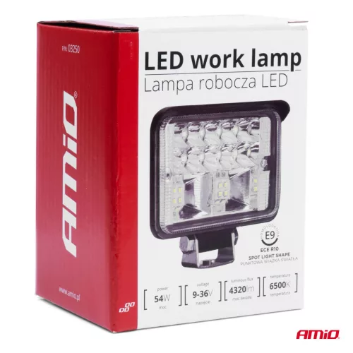 AMiO munkalámpa AWL39 18 LED pontfényű 9-36V (03250)