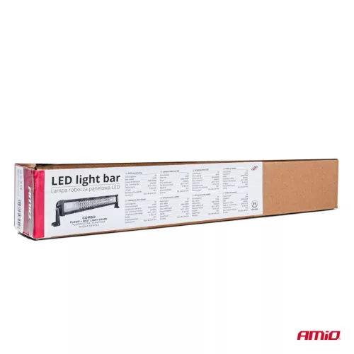 AMiO LED-es munkalámpa-fényhíd ívelt 52 cm 9-36V AWL44 (03255)